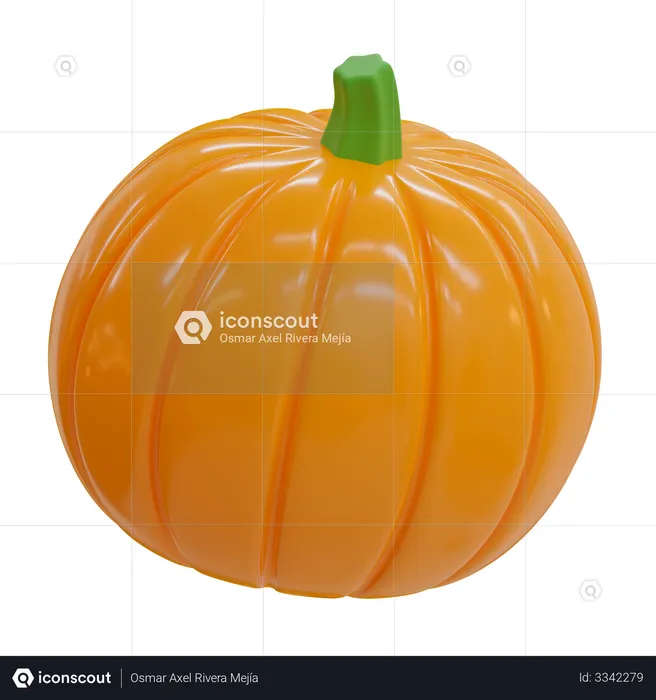 Halloween Pumpkin  3D Illustration