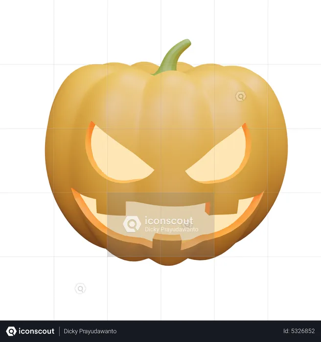 Halloween pumpkin  3D Icon