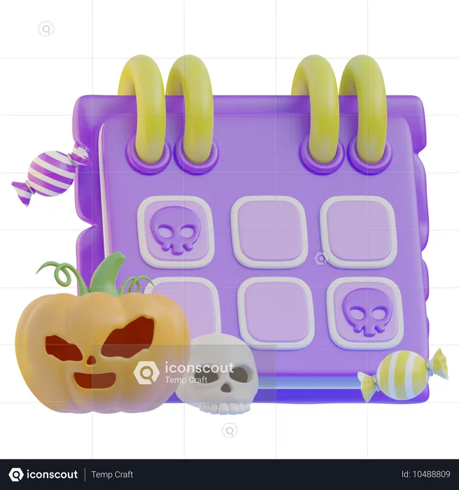 Halloween Tag  3D Icon