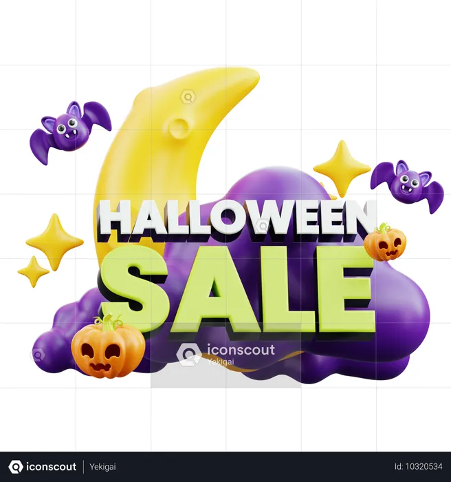 Halloween-Angebot  3D Icon