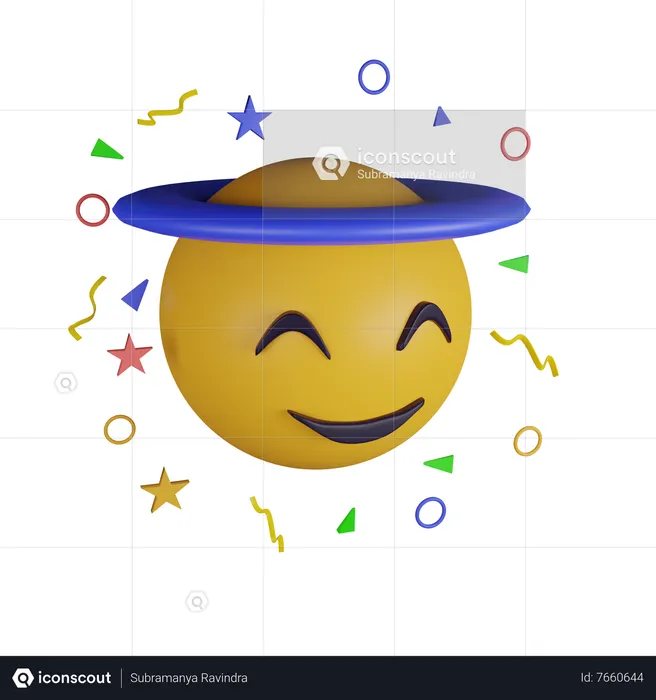 Halo emoji Emoji 3D Icon