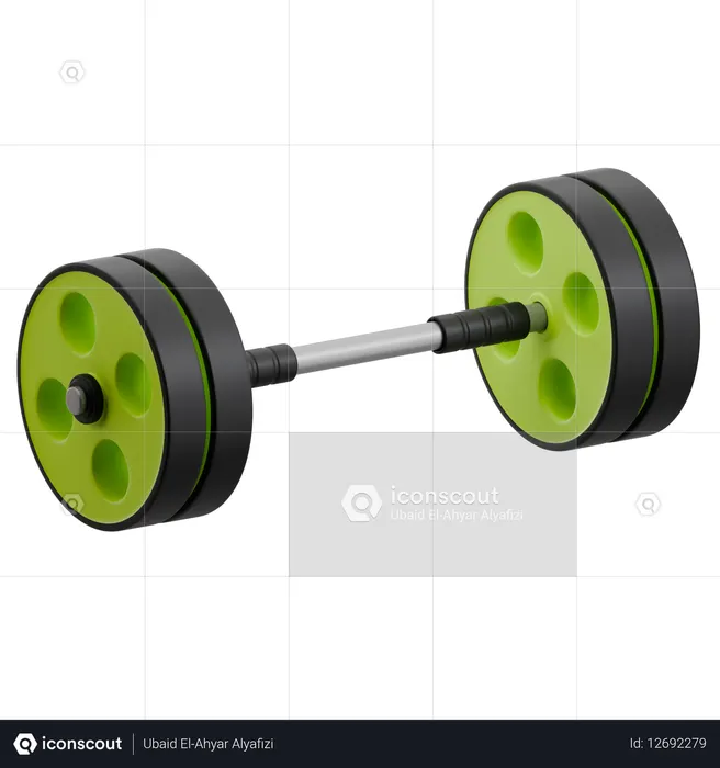 Haltères pour la musculation  3D Icon