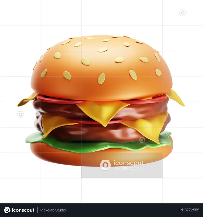 Burger  3D Icon