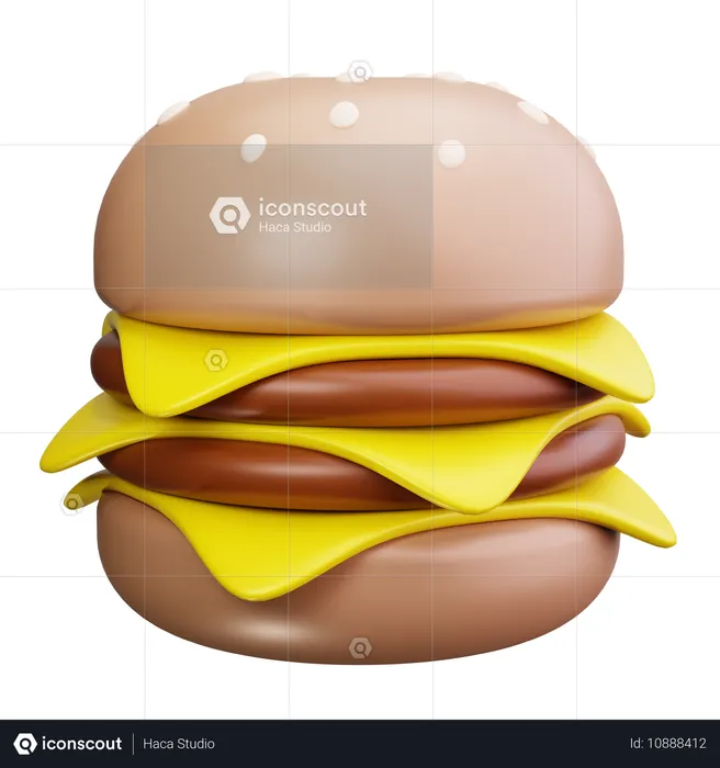 Burger  3D Icon