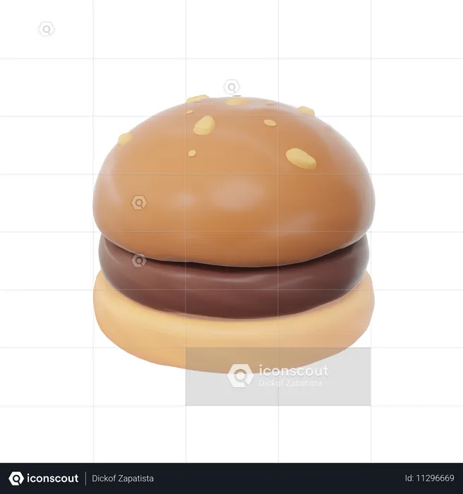 Hamburger  3D Icon