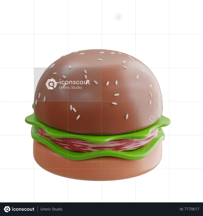 Burger  3D Icon