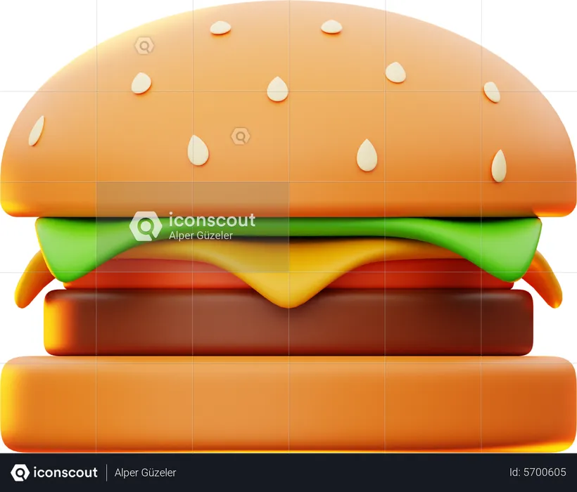 X-Burger  3D Icon