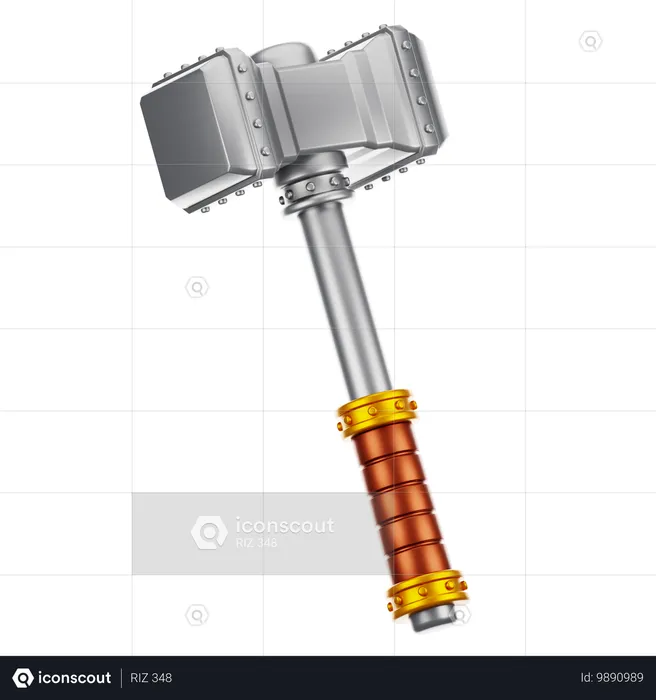 Hammer  3D Icon