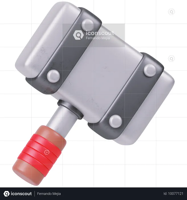 Hammer  3D Icon