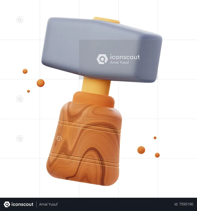 Hammer  3D Icon