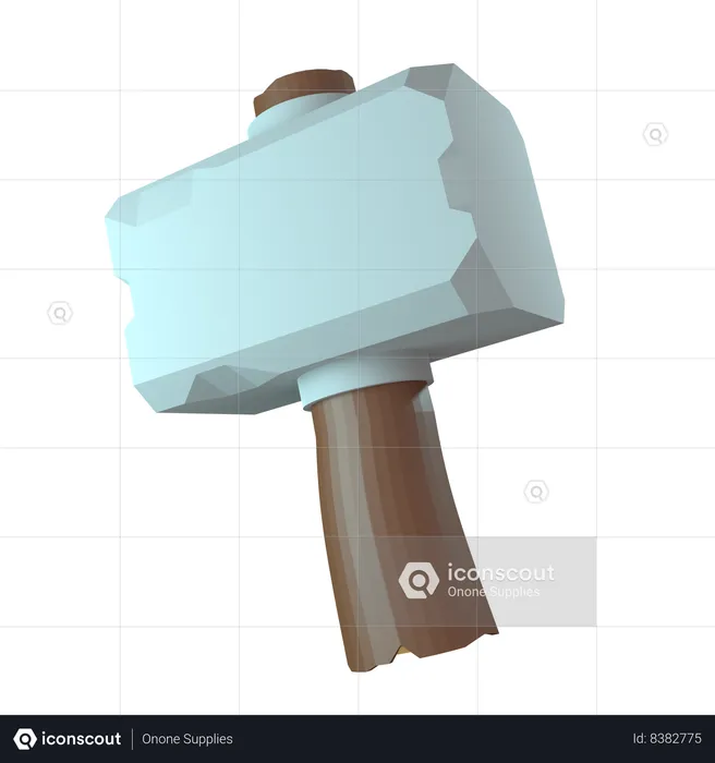 Hammer  3D Icon