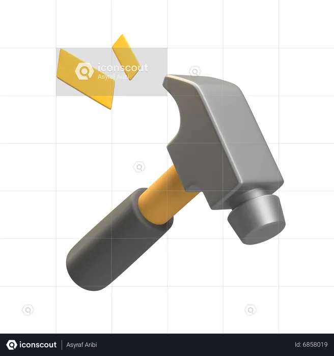 Hammer  3D Icon