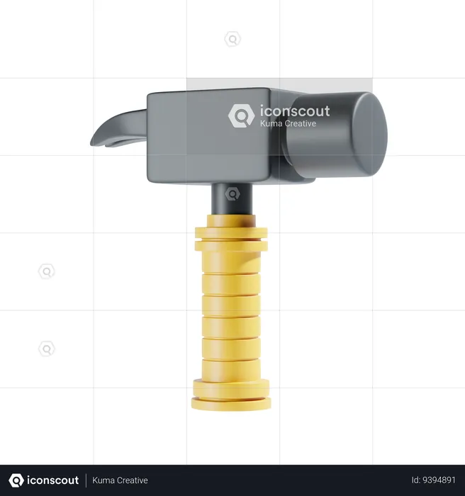 Hammer  3D Icon