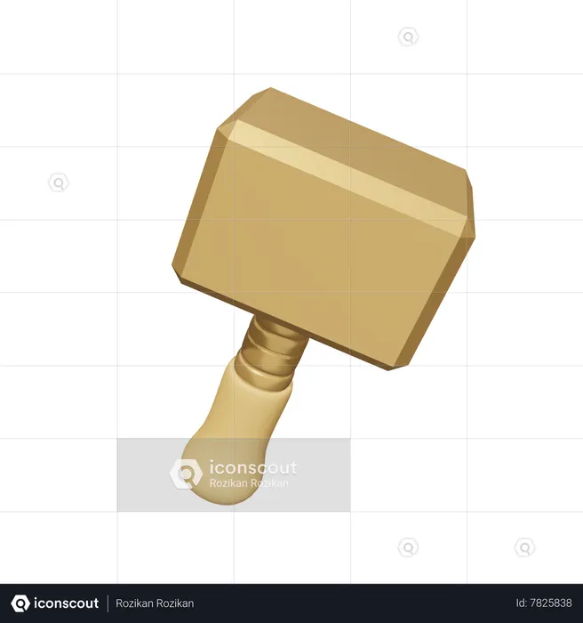 Hammer  3D Icon