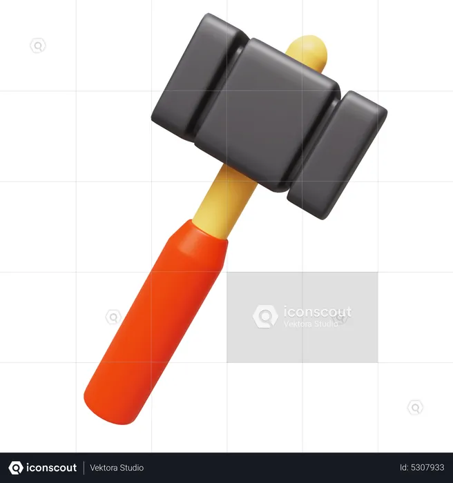 Hammer  3D Icon