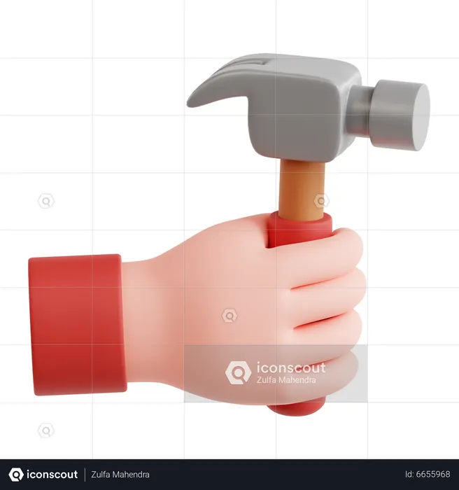 Hammer  3D Icon