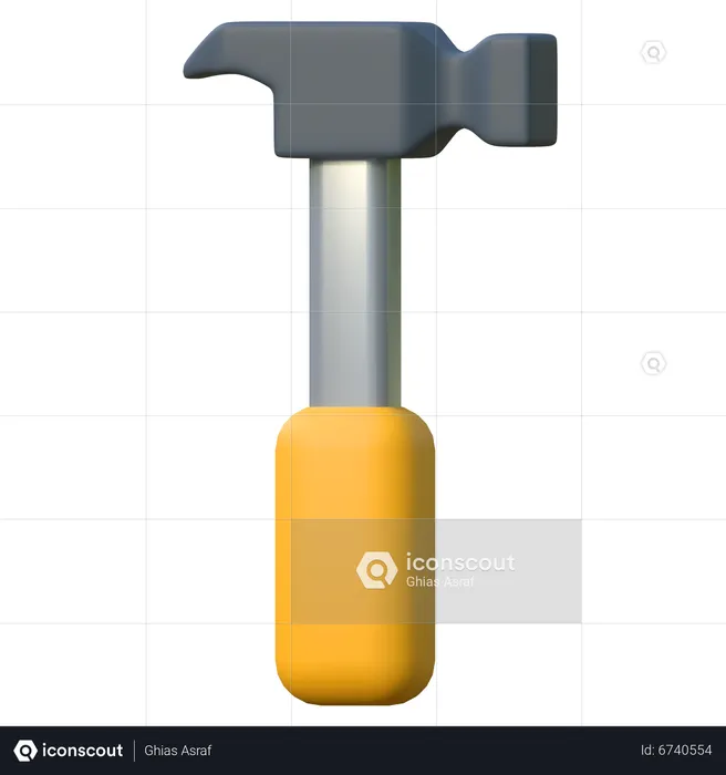 Hammer  3D Icon