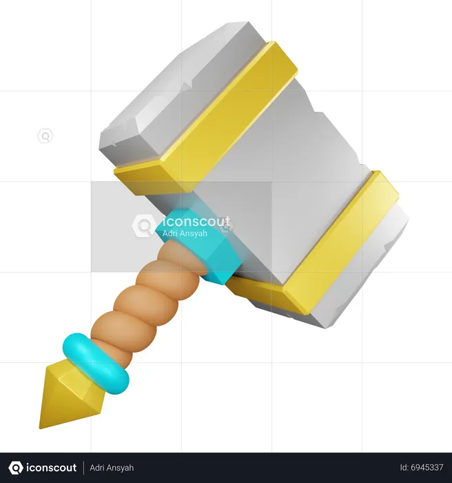 Hammer  3D Icon