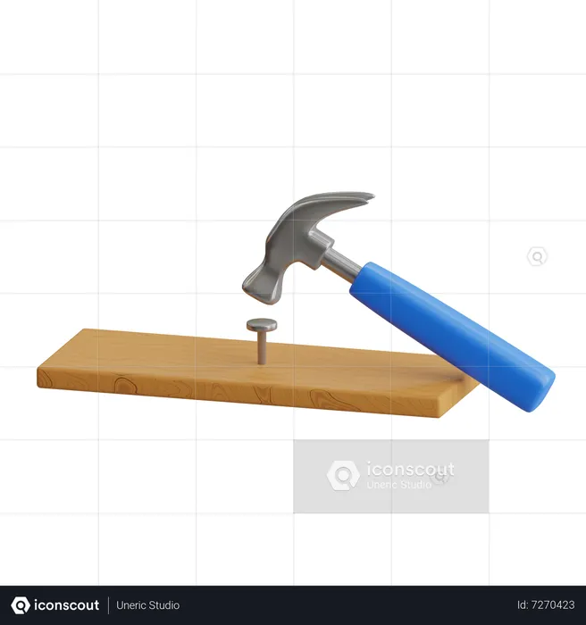 Hammer  3D Icon