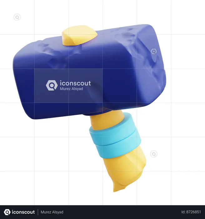 Hammer Game  3D Icon