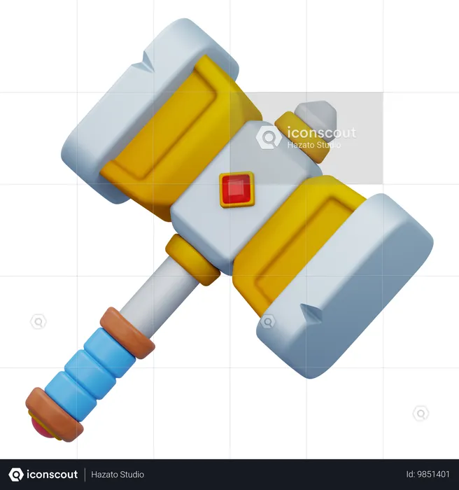 Hammer Game  3D Icon