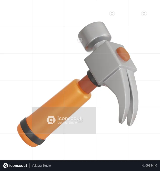 Hammer Tool  3D Icon