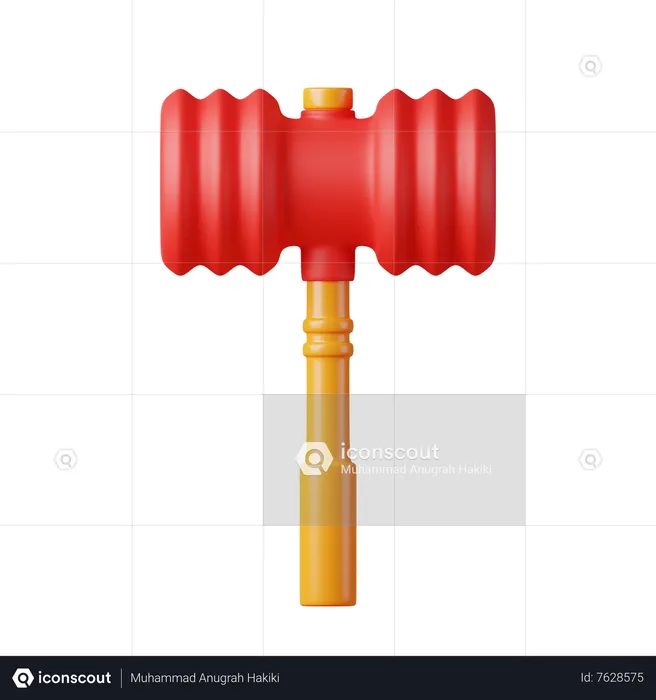 Hammer Toy  3D Icon