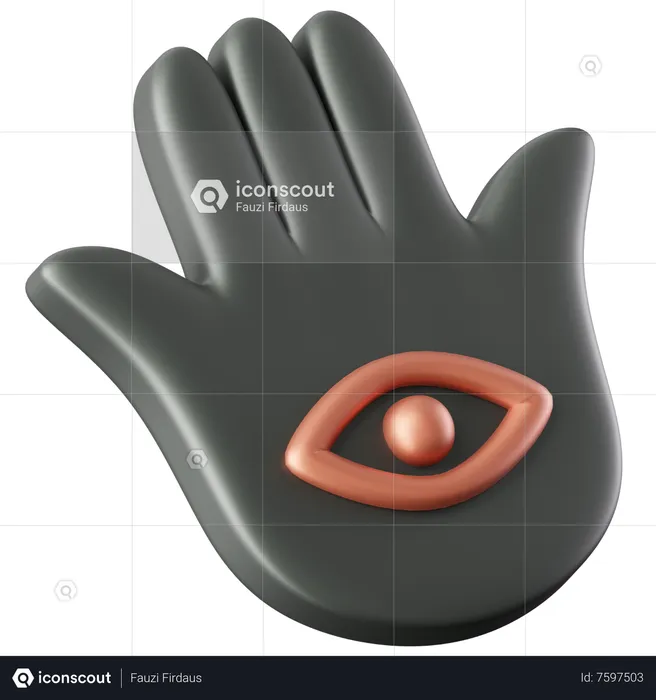 Hamsa  3D Icon