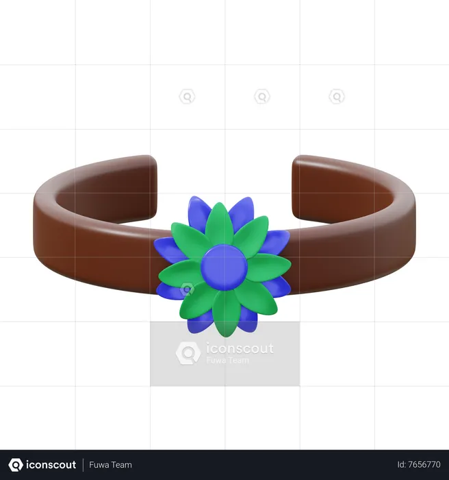 Hanbok-Stirnband  3D Icon