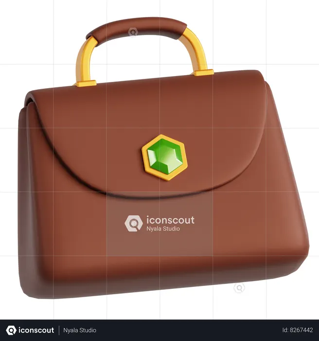Hand Bag  3D Icon