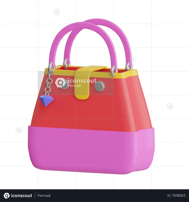Hand Bag  3D Icon