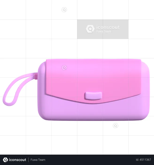 Hand Bag  3D Illustration