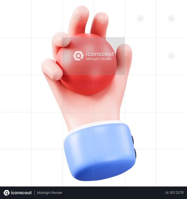 Hand Ball  3D Icon