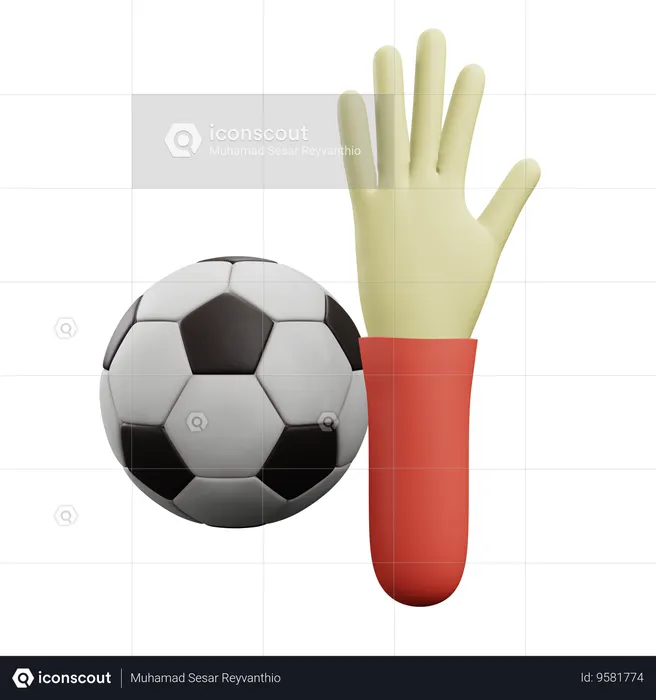 Hand Ball  3D Icon