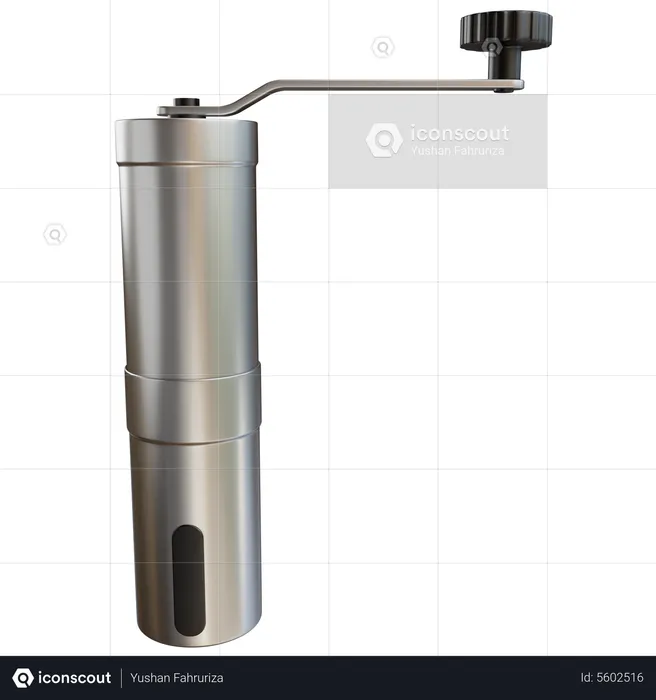 Hand Coffee Grinder  3D Icon