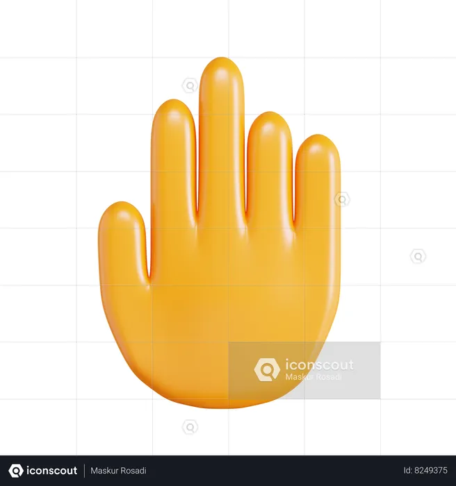 Hand Cursor  3D Icon