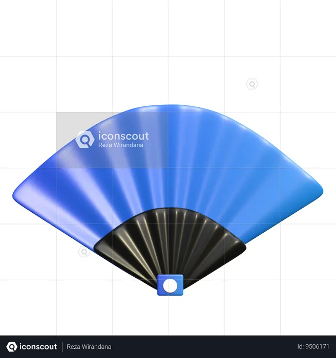 Hand Fan  3D Icon