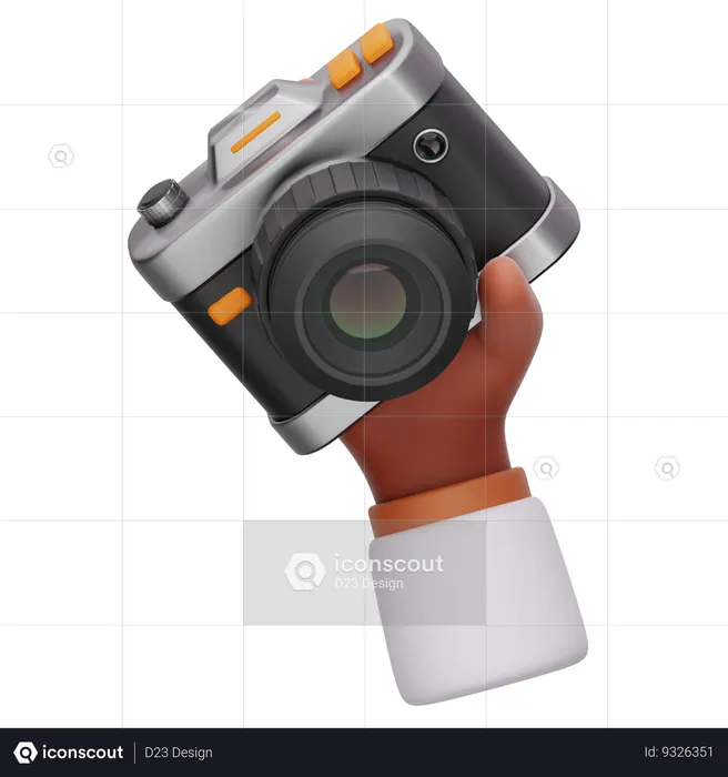 Hand Gesture Photographer  3D Icon