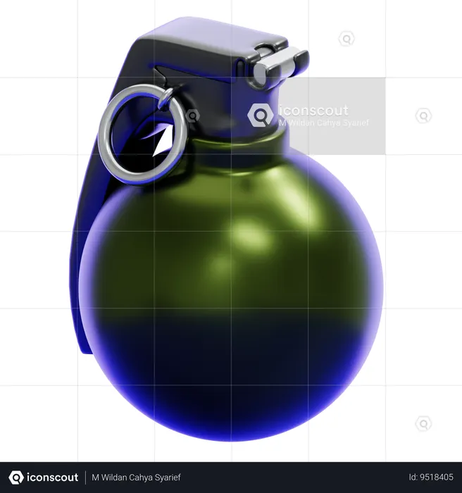 HAND GRENADE  3D Icon