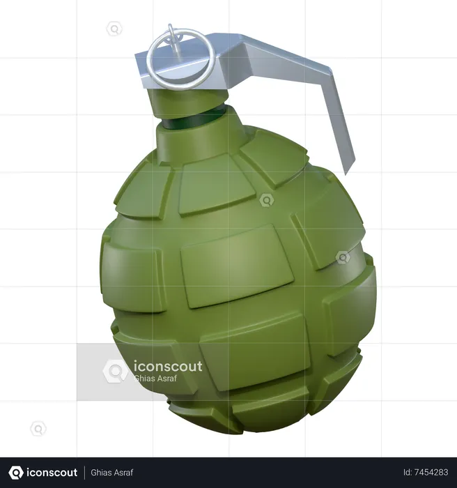 Hand Grenade  3D Icon