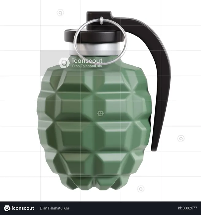 Hand Grenade  3D Icon
