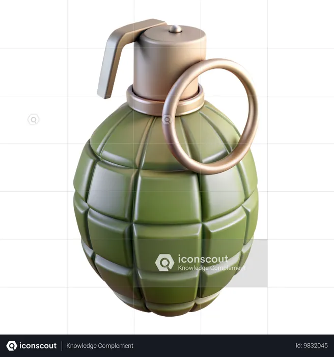 Hand Grenade  3D Icon