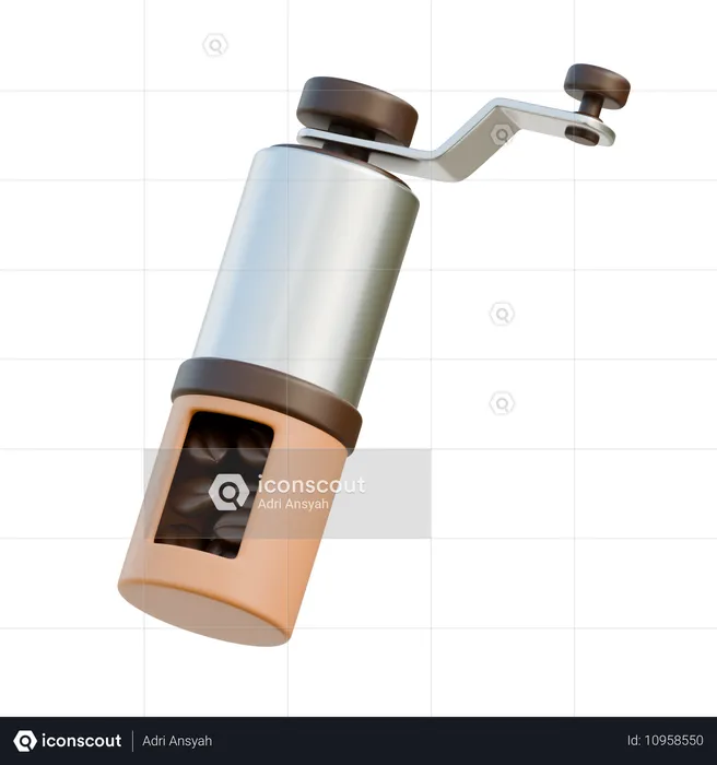 Hand Grinder  3D Illustration