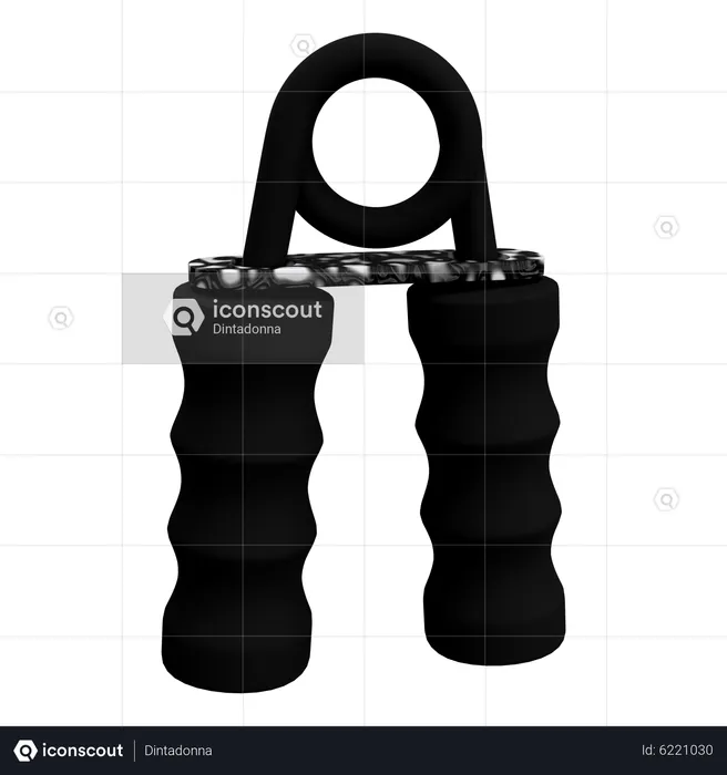 Hand Gripper  3D Icon