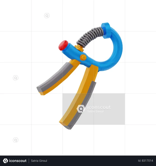 Hand Gripper  3D Icon