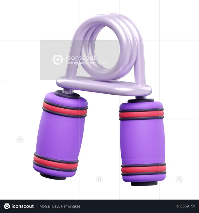 Hand Gripper  3D Icon