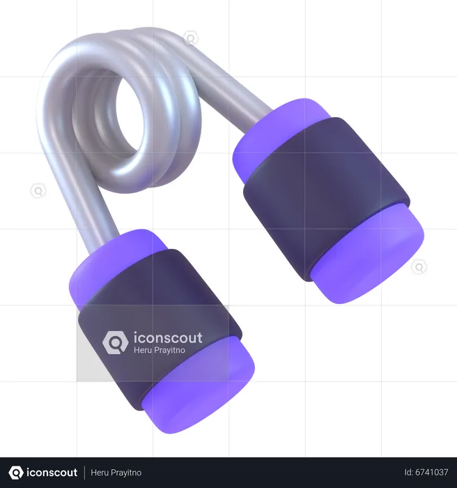 Hand Gripper  3D Icon