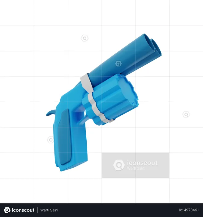 Hand Gun  3D Icon
