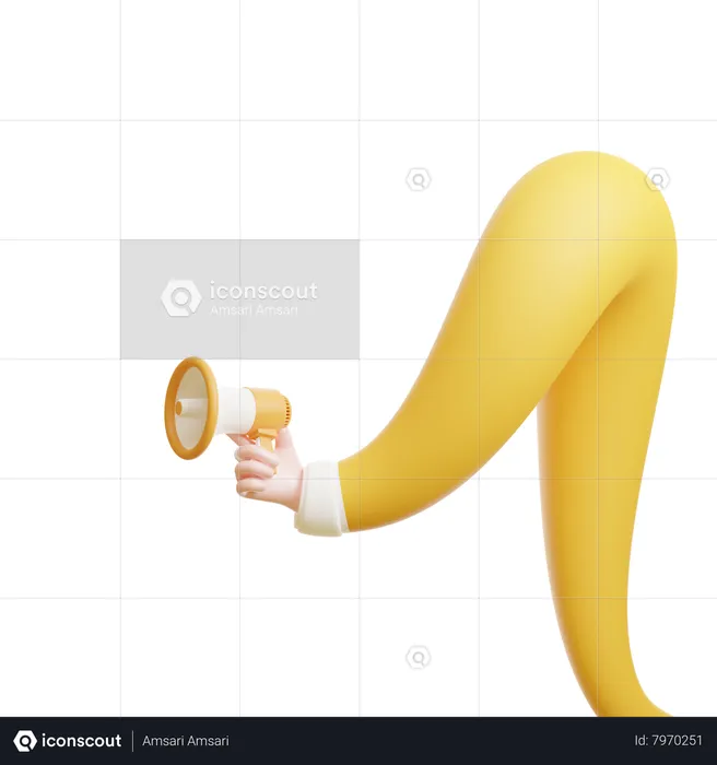 Hand Holding Emoji 3D Icon