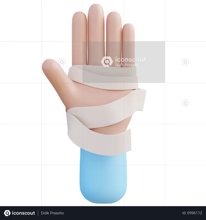 Hand Injury  3D Icon